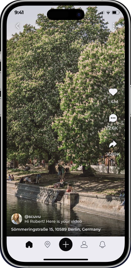 Scuvu app screen