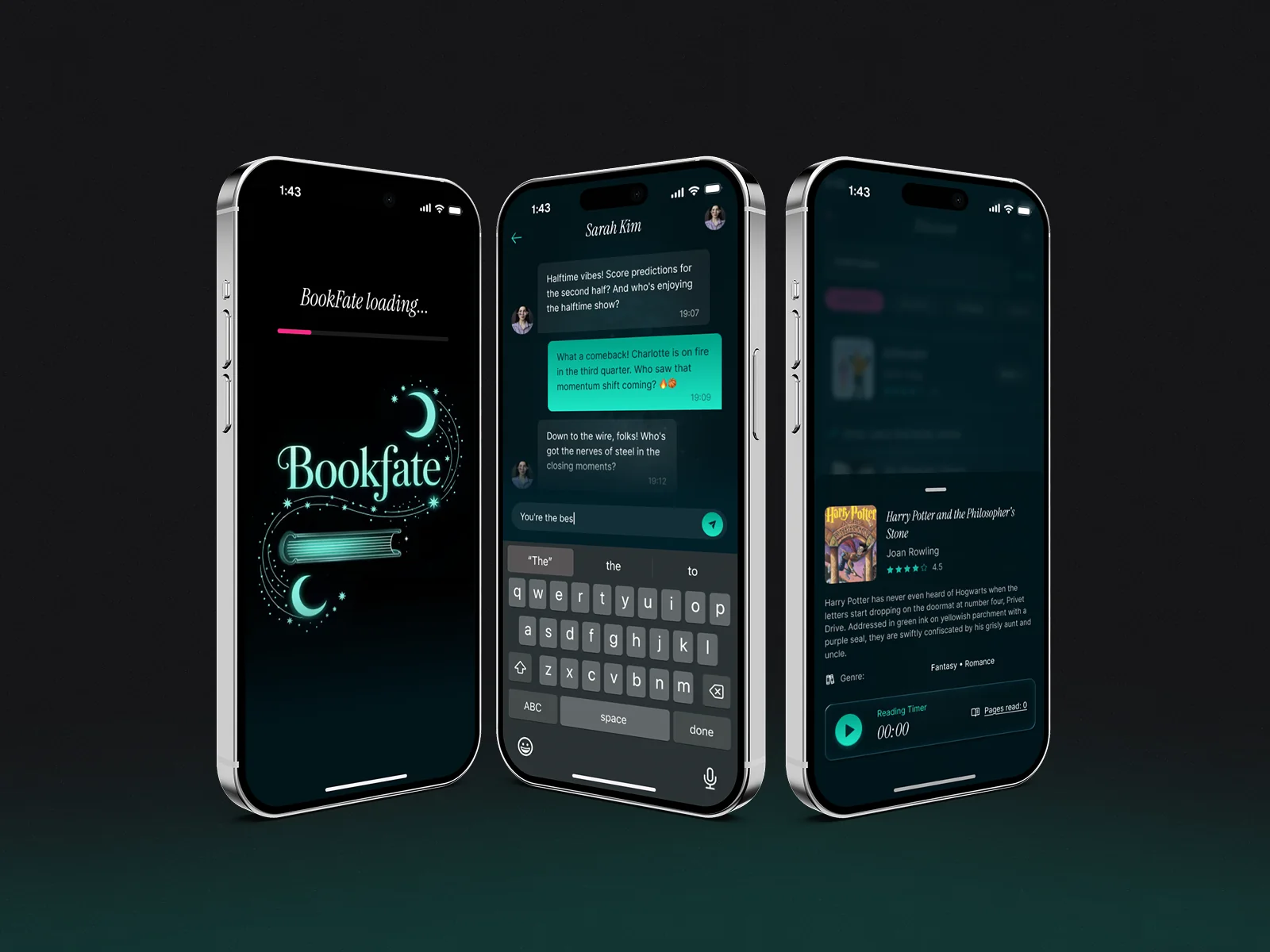 BookFate: Reading tracker app with AI book recommendations and character chats