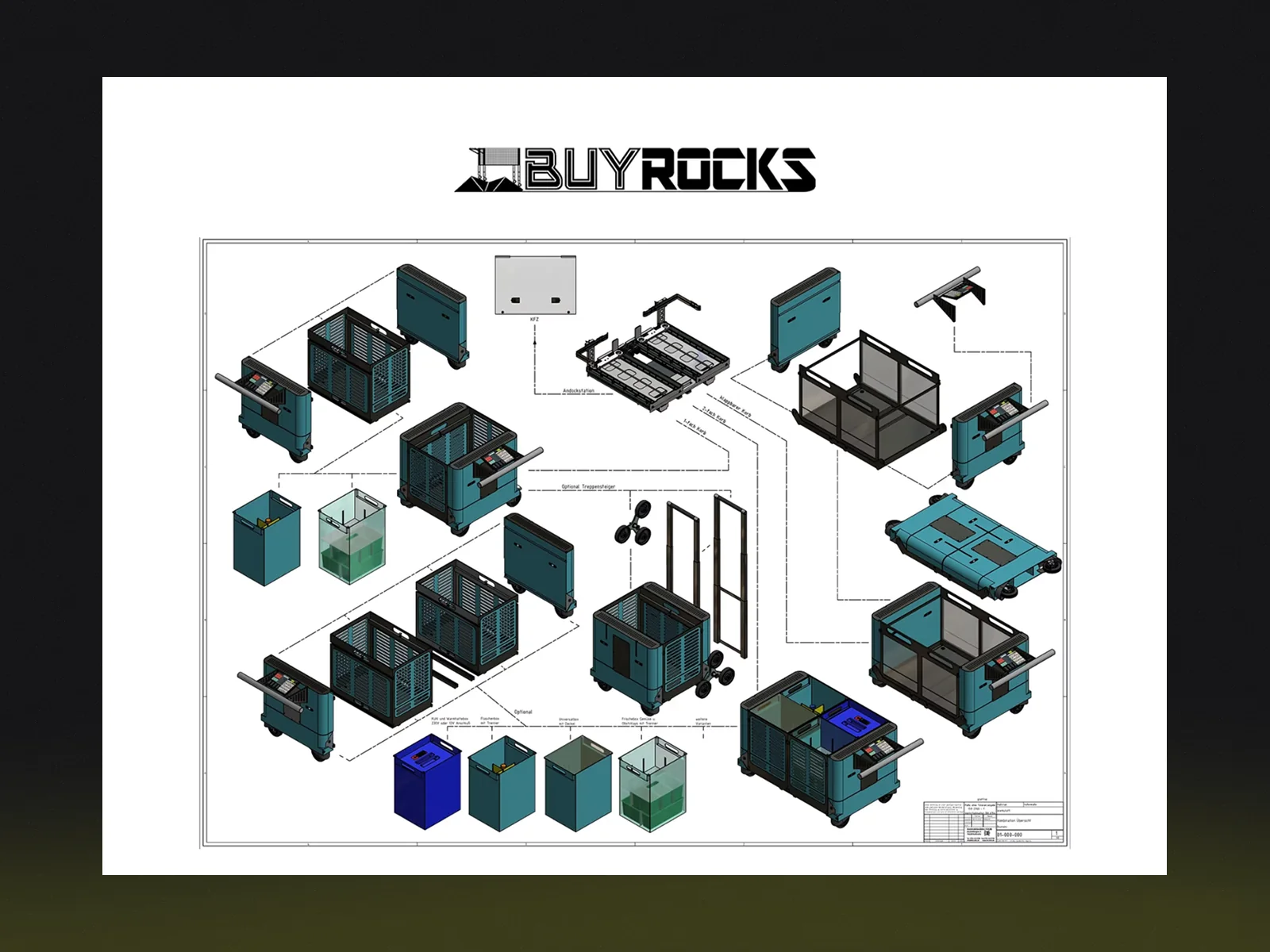 BuyRocks app screens
