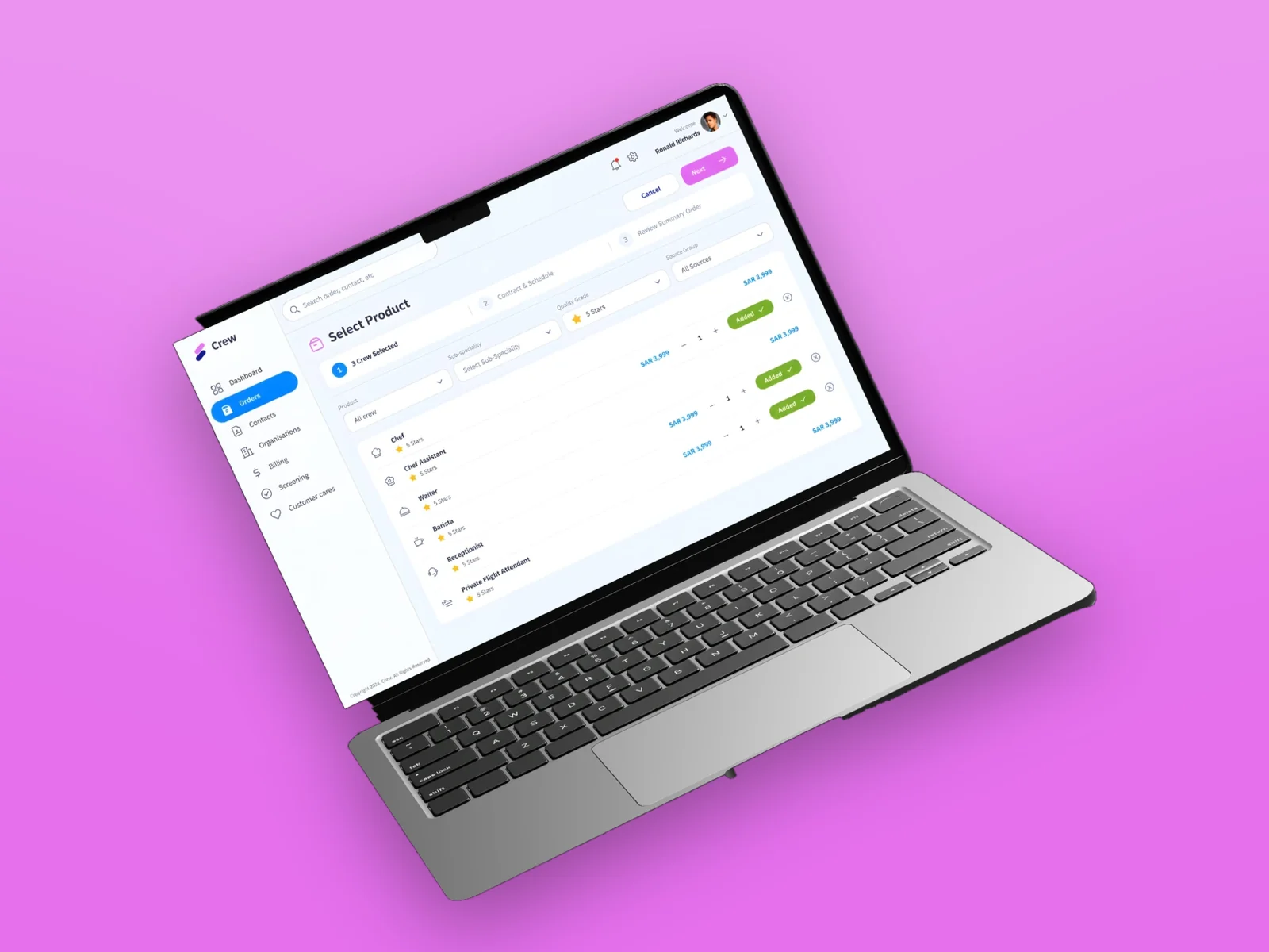 Crew KSA app