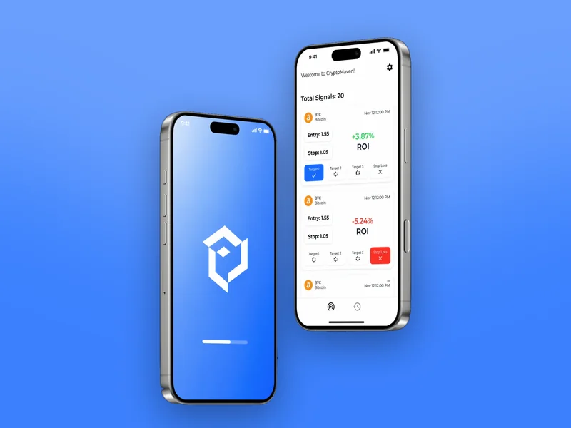 CryptoMaven: Crypto signals app with live Binance, Coinbase and Kraken prices and paid tiers