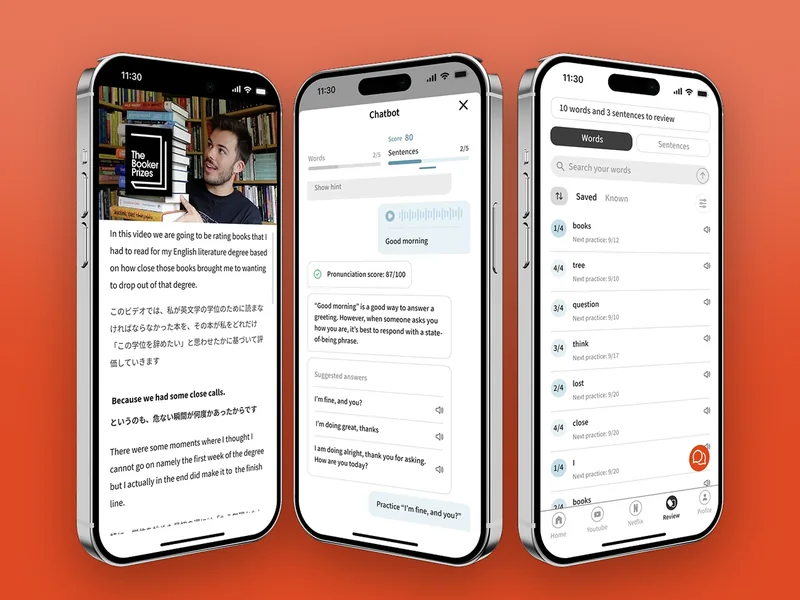 Jolii: AI language learning app that teaches from Netflix and YouTube