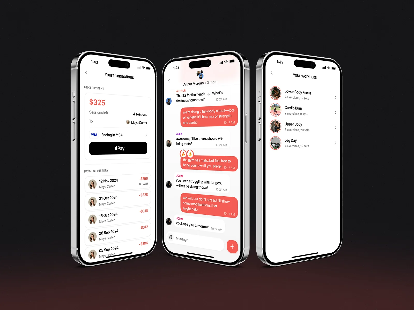 Regent: Personal trainer marketplace app with bookings and an in-app wallet