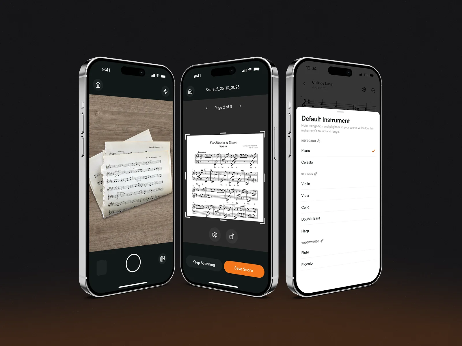 Rhythm Reader: Sheet music scanner app that turns a photo of a score into playback